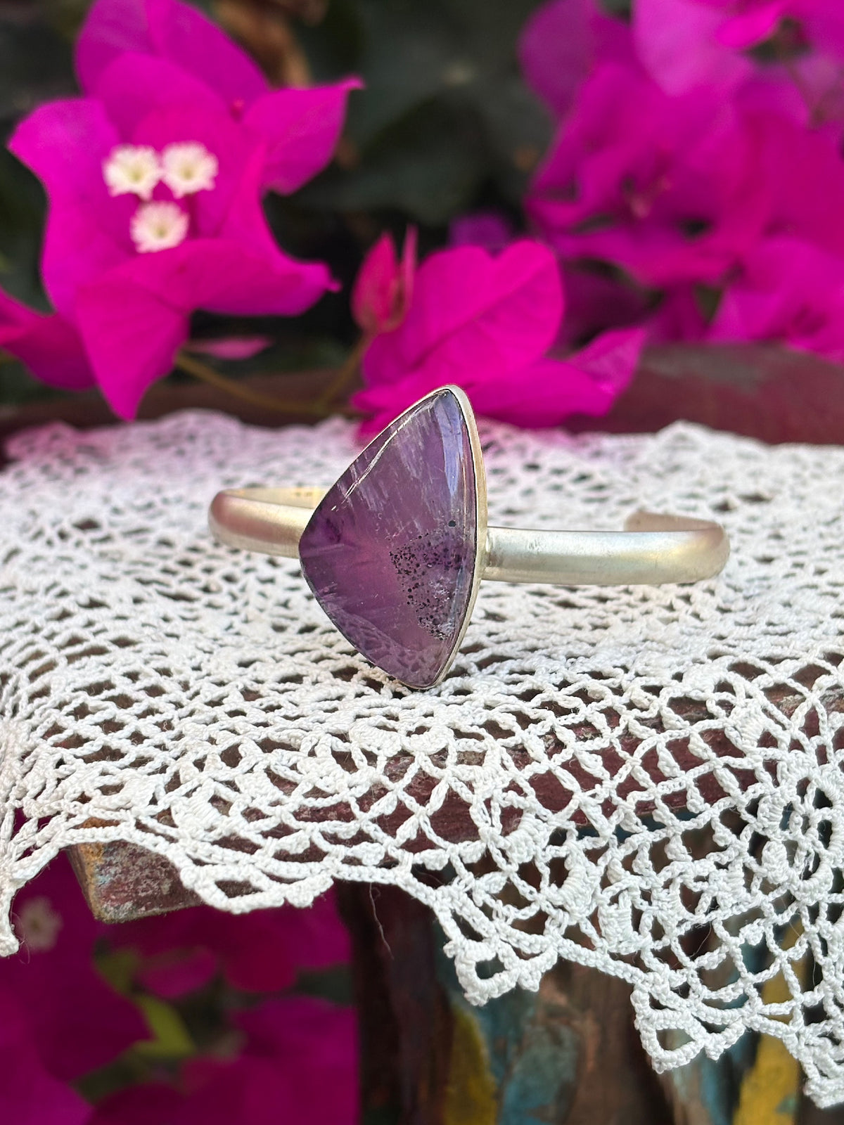 Moonlight Amethyst Cuff