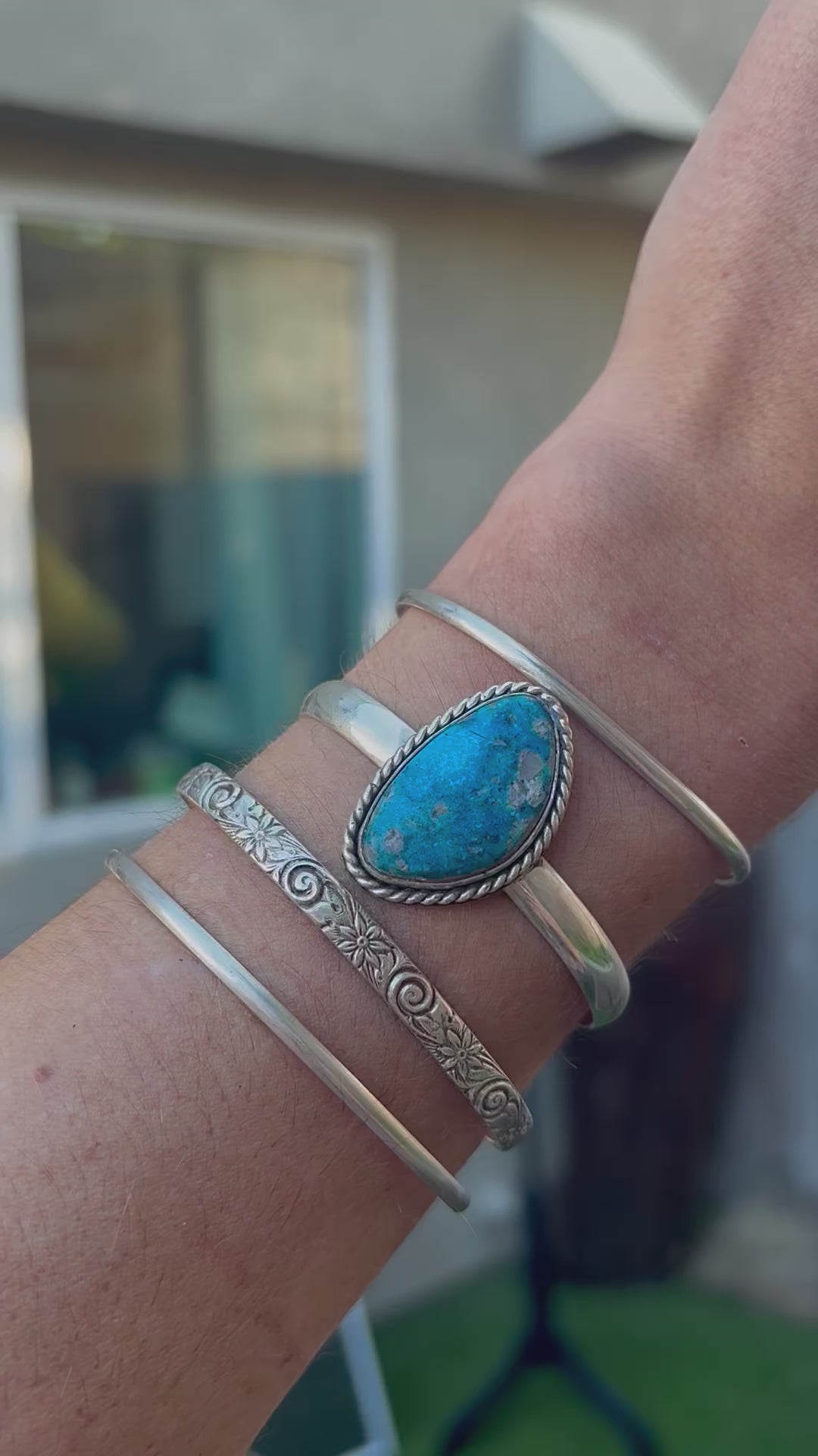 Winter Blue Cuff